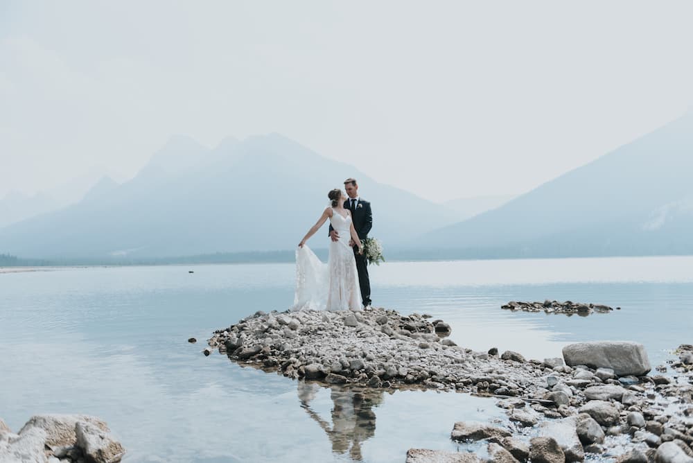 Breathtaking Mountainside Wedding in Alberta, Canada