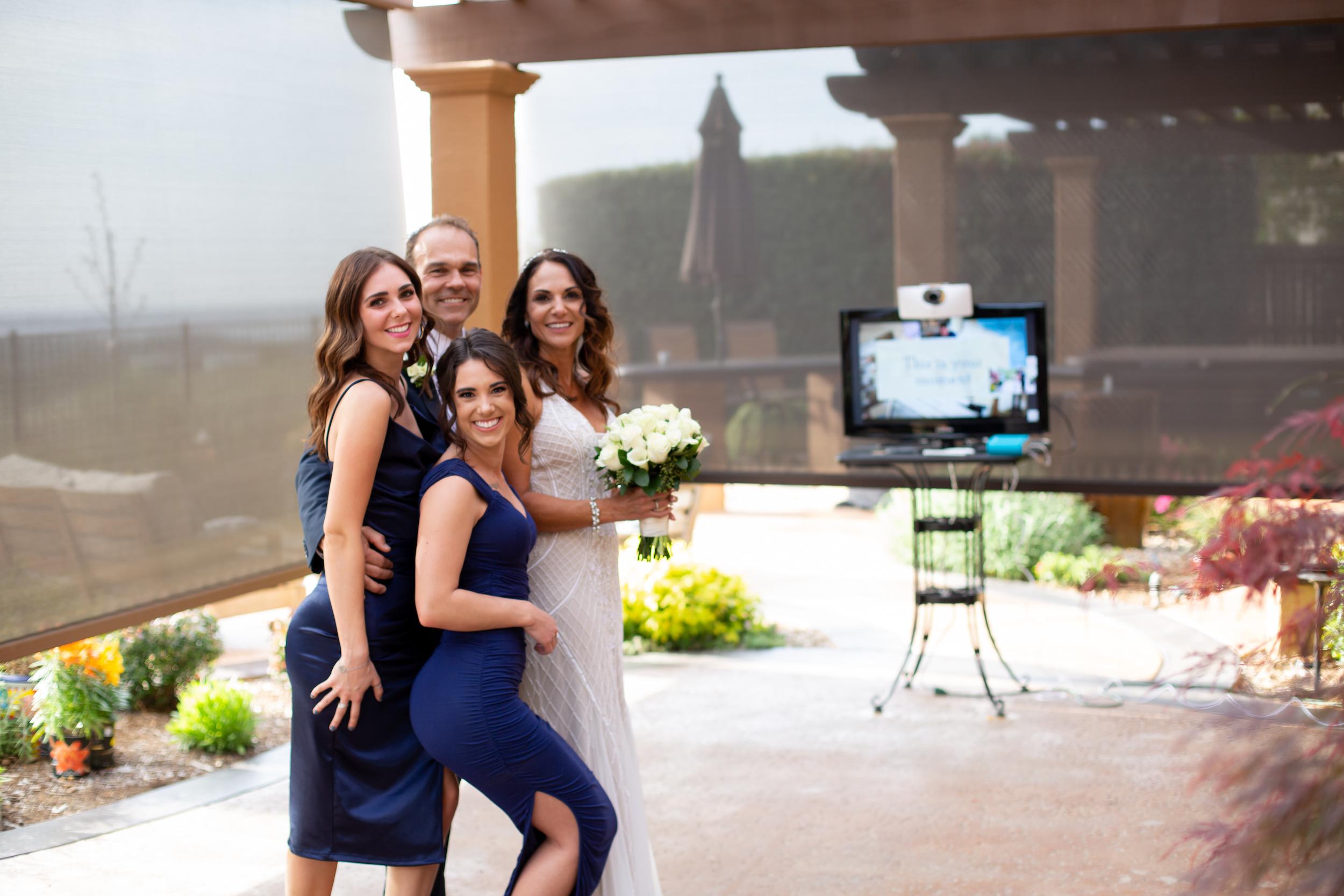 What It's Really Like To Host A Virtual Wedding At Home