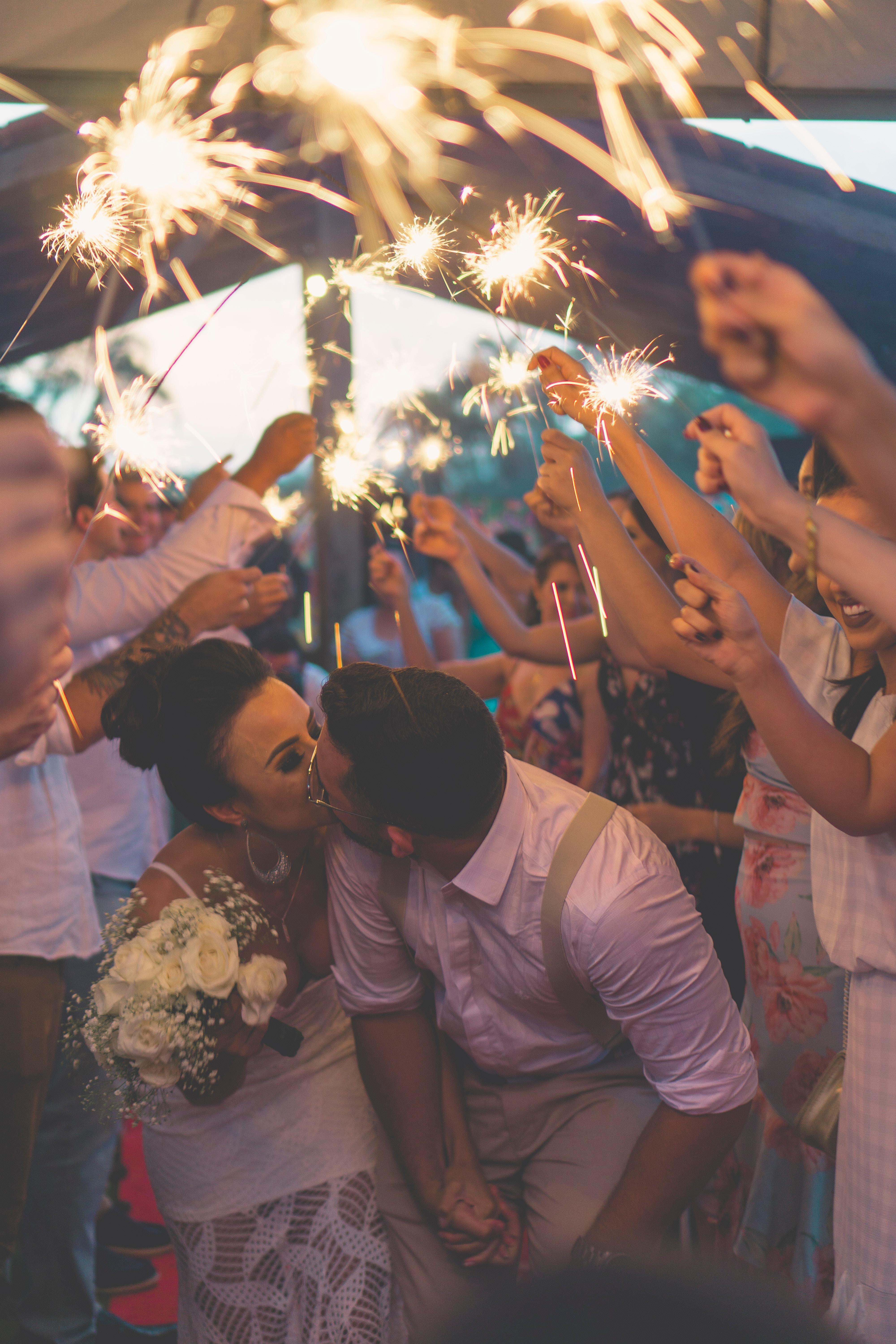 How to Safely Incorporate Sparklers into Your Wedding