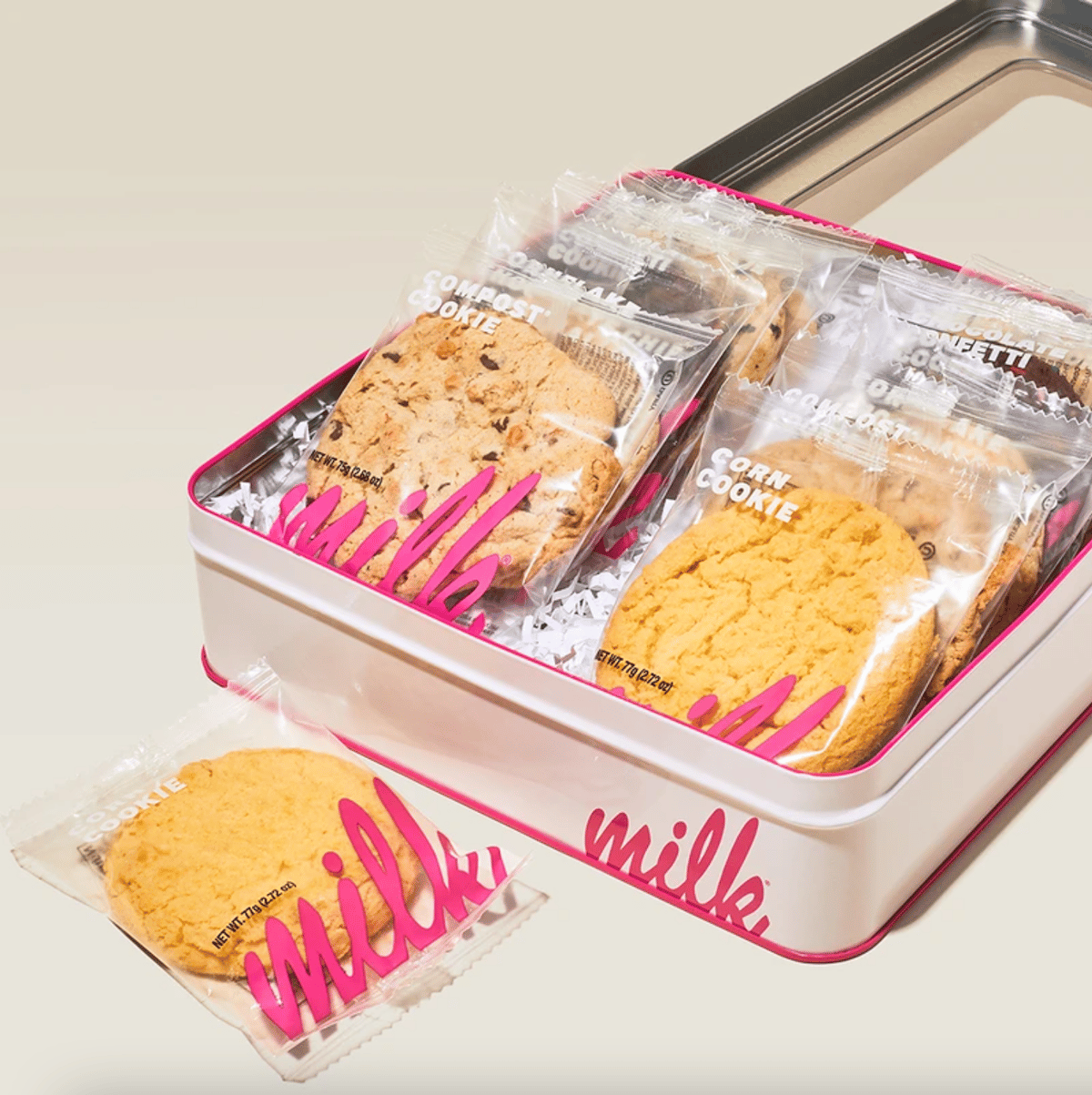 Milk Bar Cookie Tin via Milk Bar