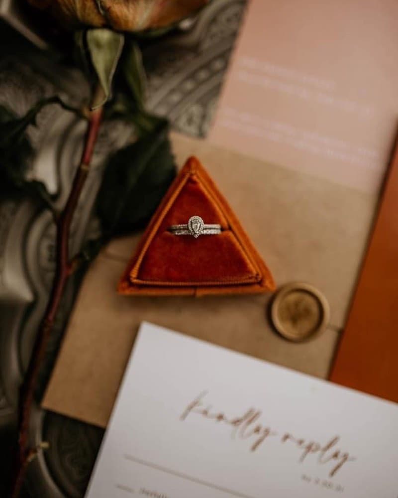 The Velvet Garden Ring Box