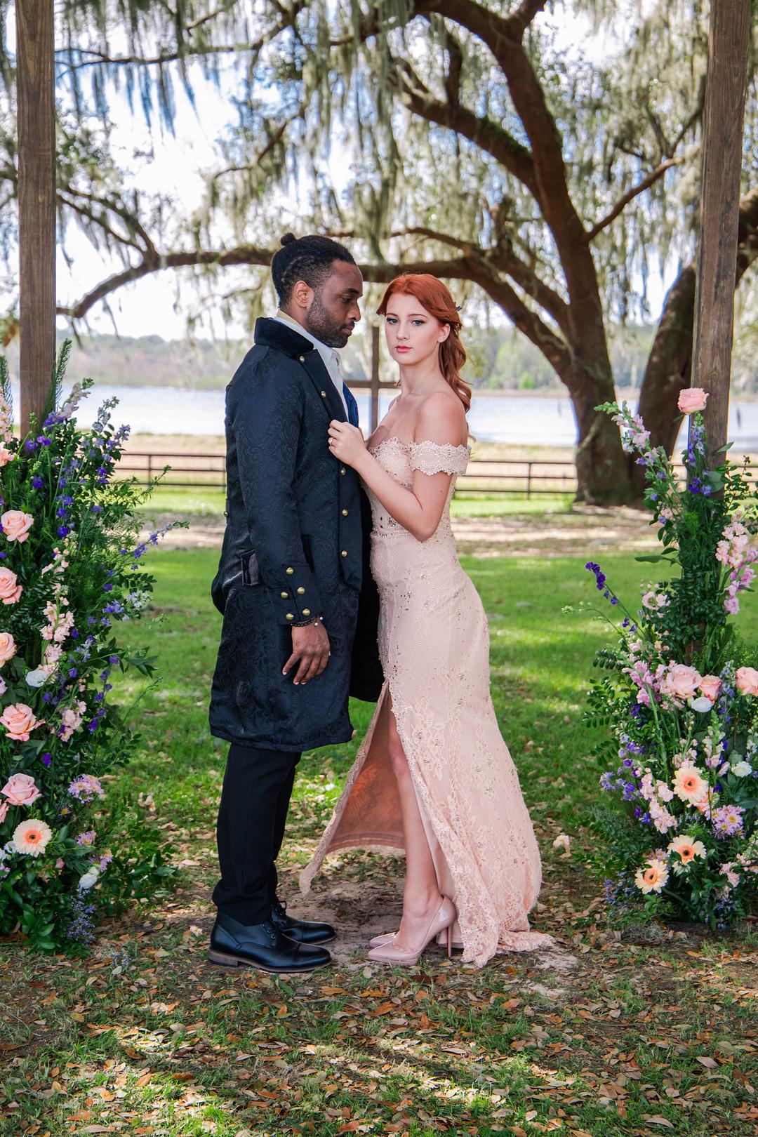 Modern Bridgerton Themed Wedding in Dade City by Julie Preston