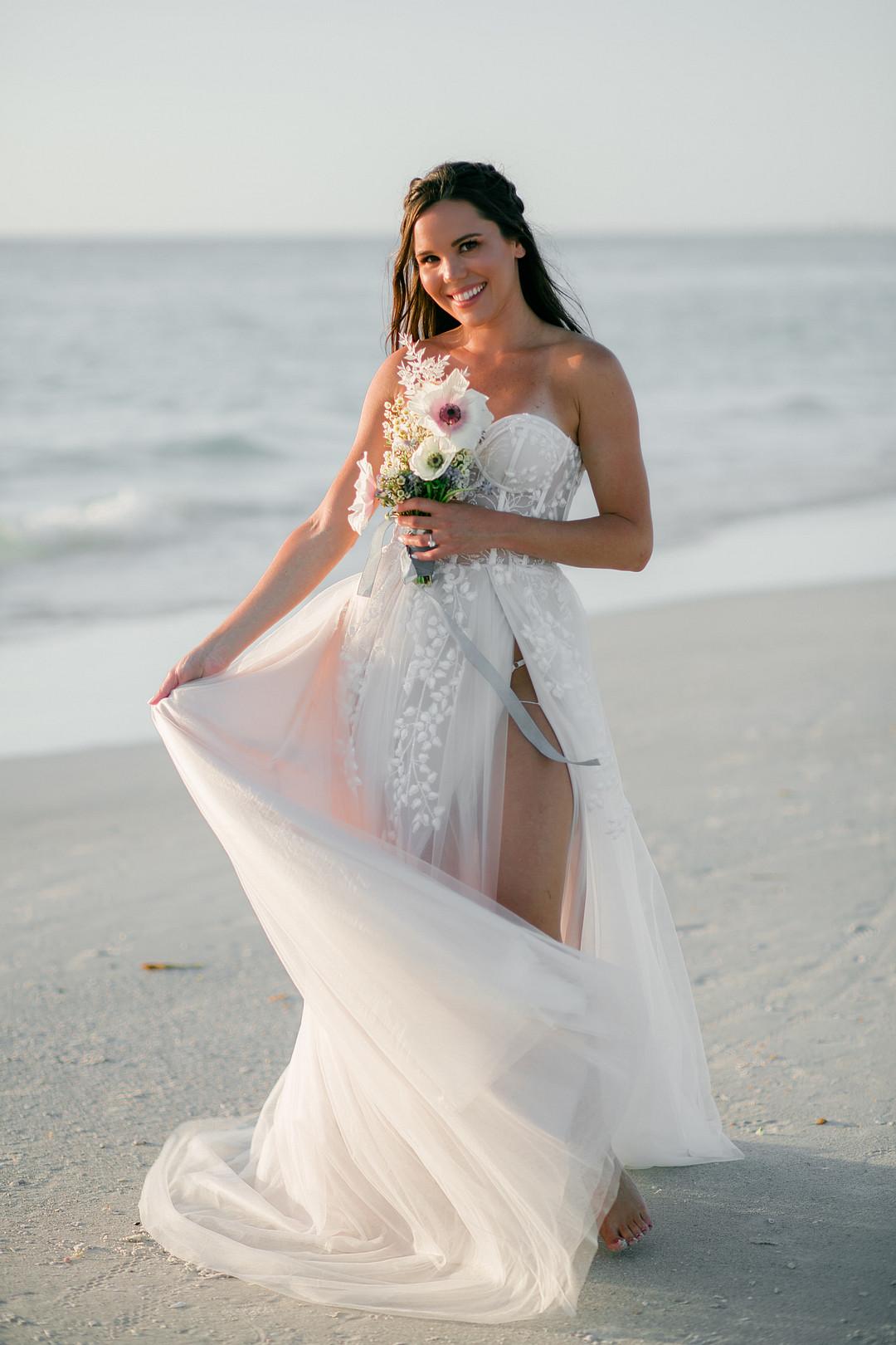 Bride on the Beach