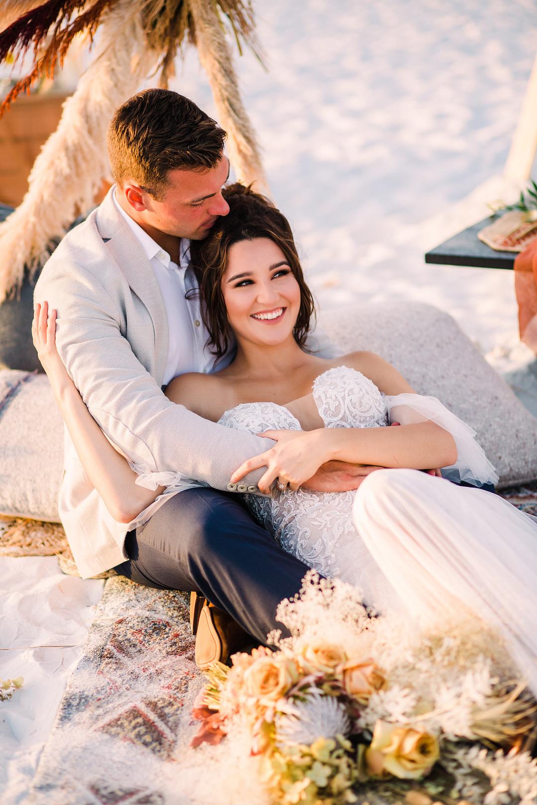 Boho Elopement in Siesta Key by Jillian Peizer