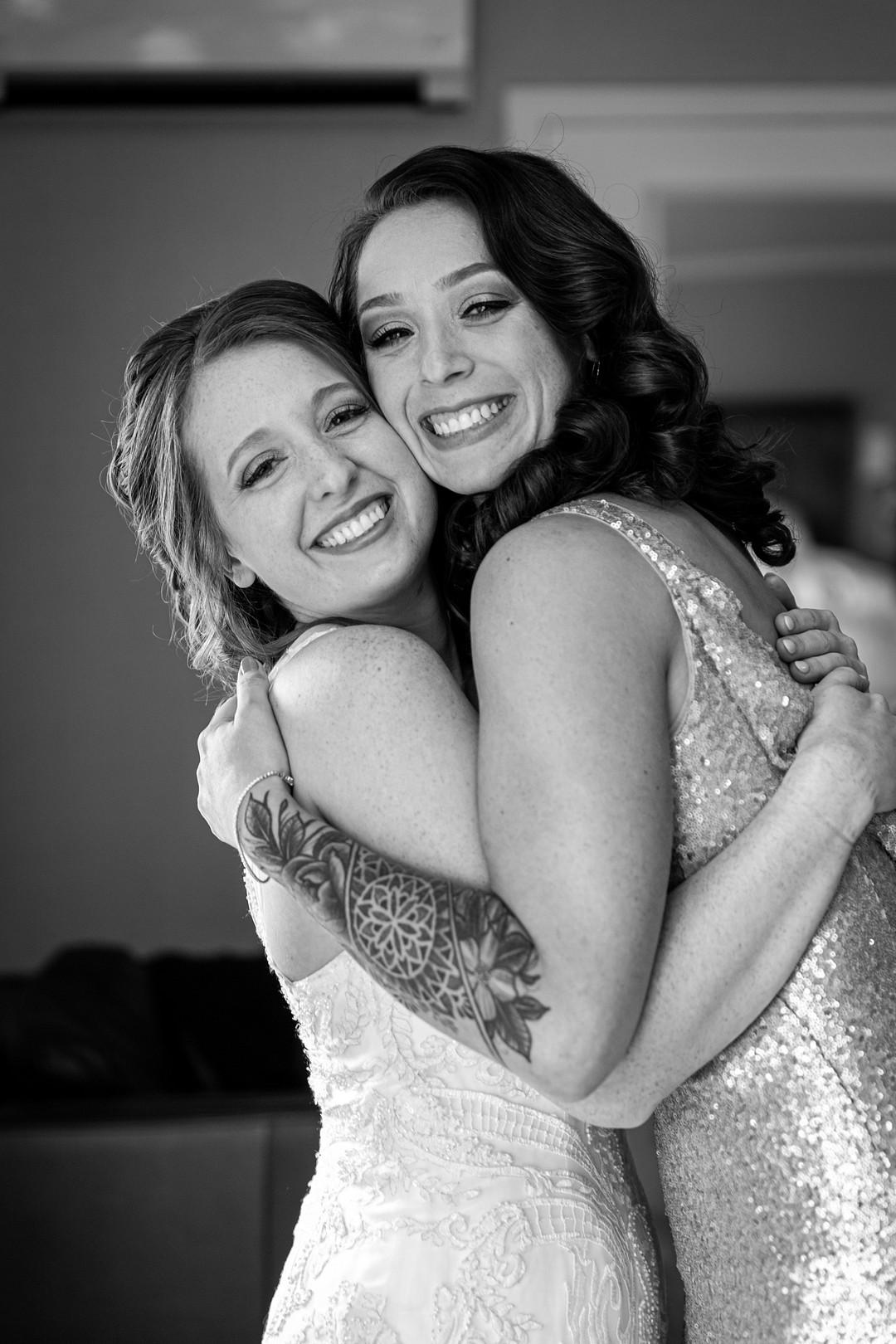 Bride With Her Bridesmaid