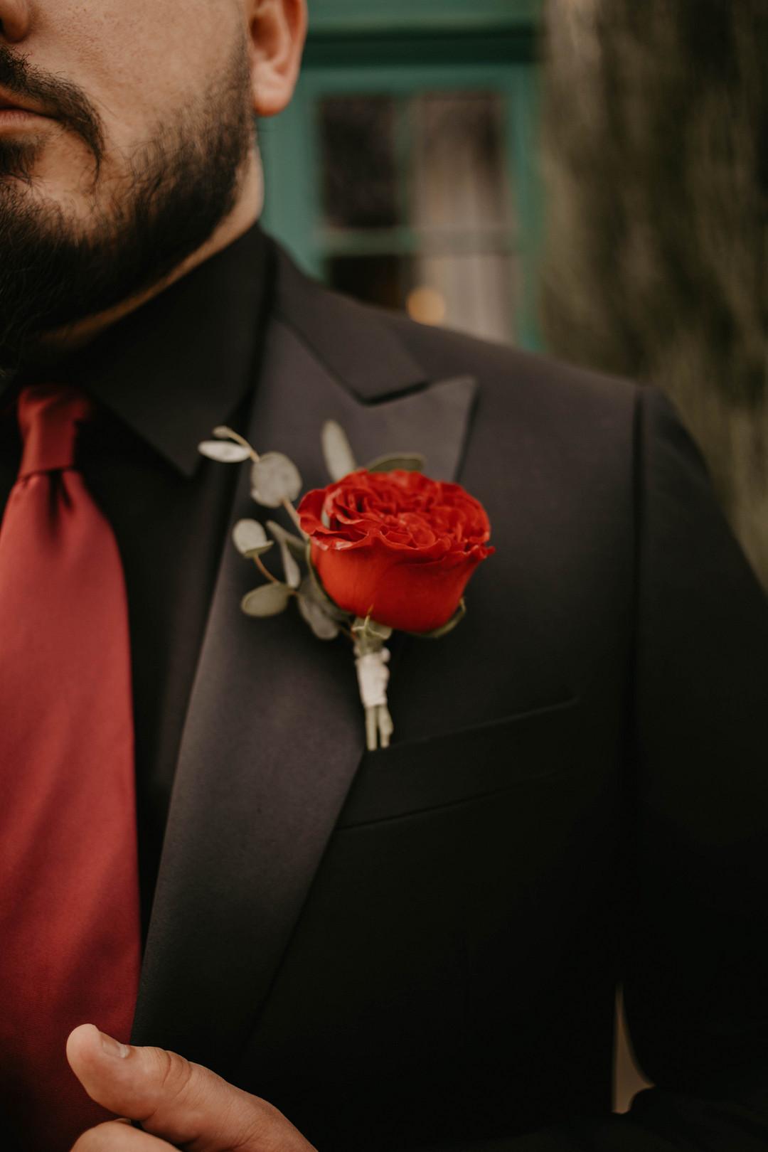 Rose Boutonniere