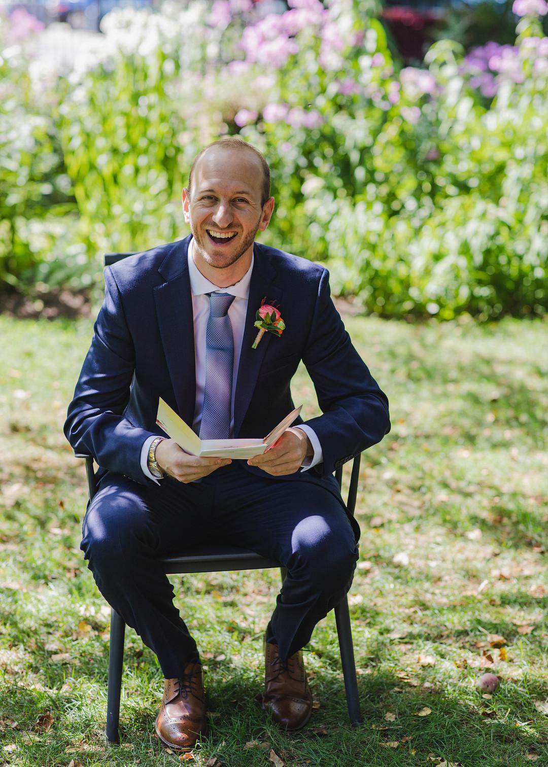 Smiling Groom