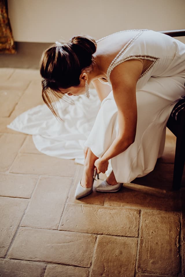 Bride and Shoes