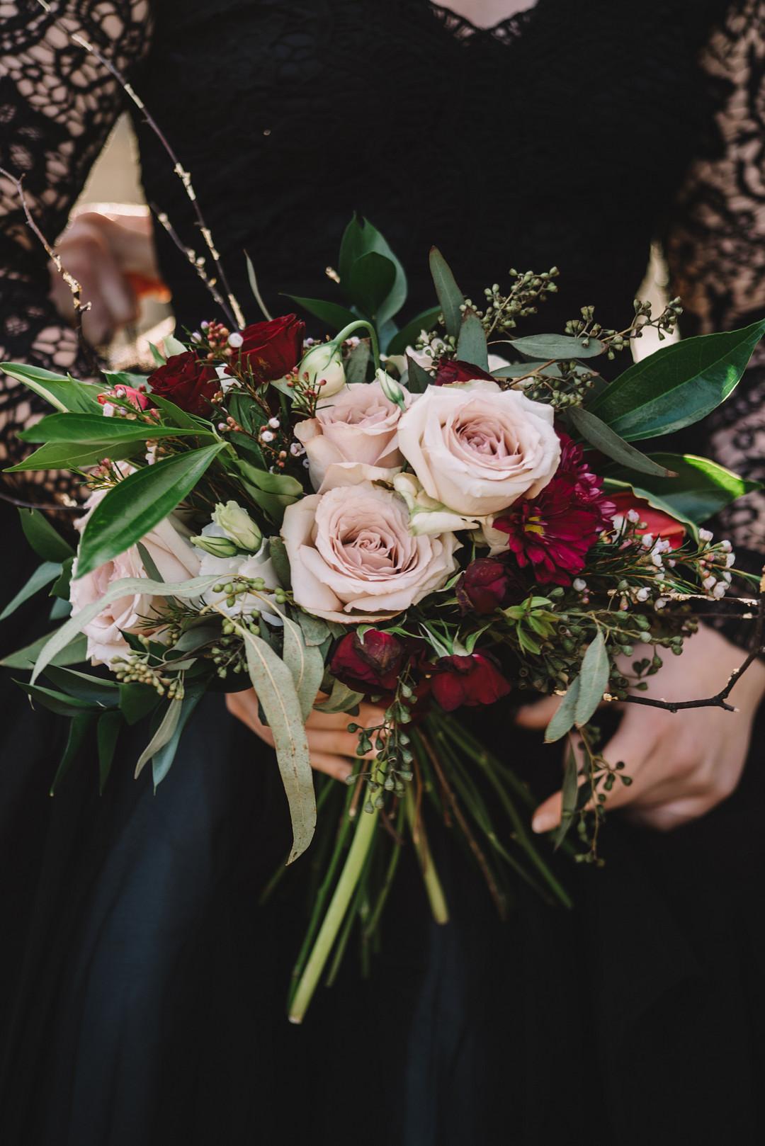 Dark and Stormy Romantic Wedding by Aubrey Griffin photo 3