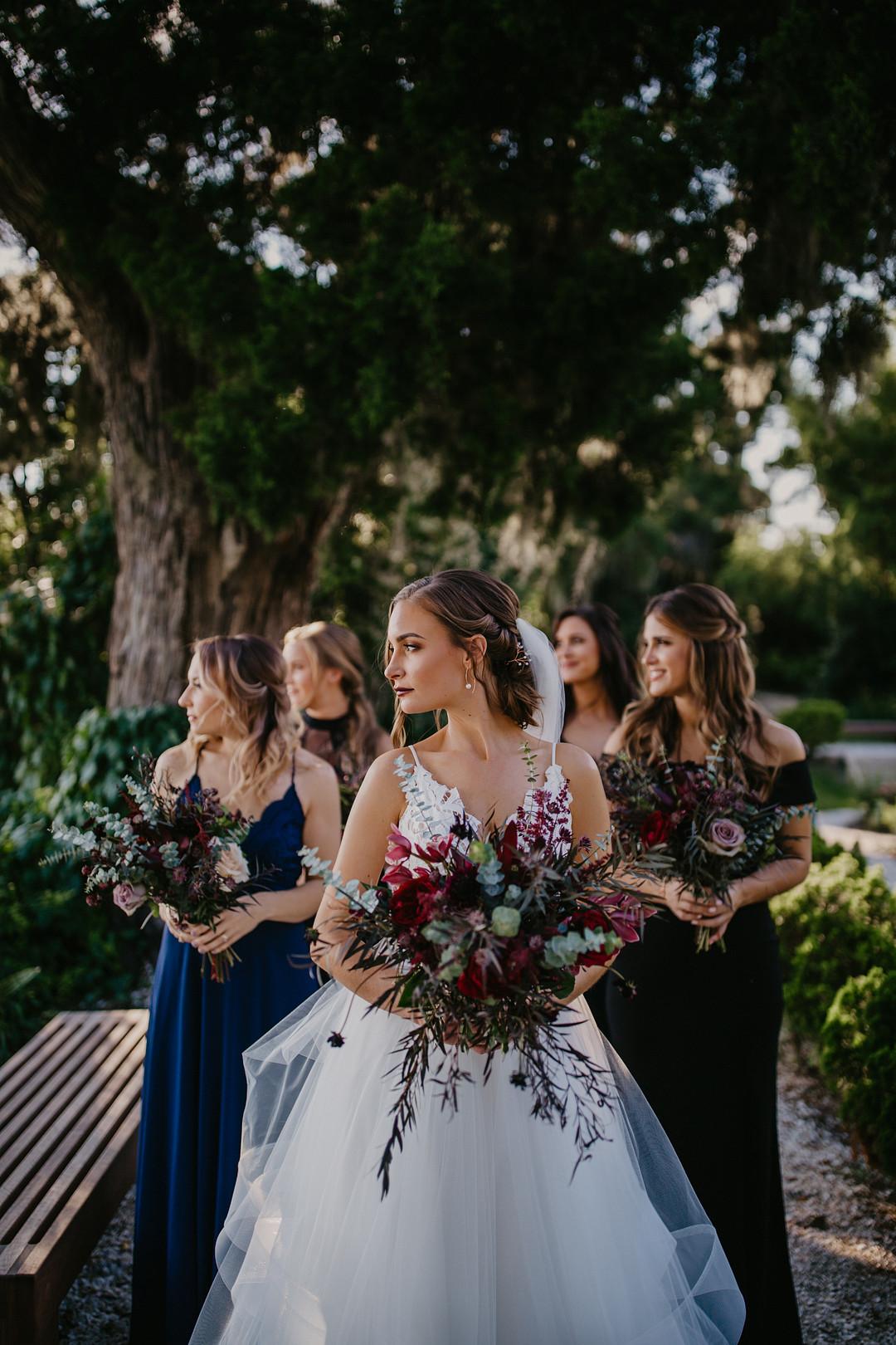 Bride and Bridesmaids