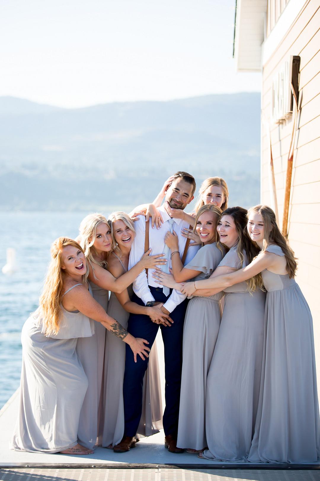 Groom and Bridesmaids