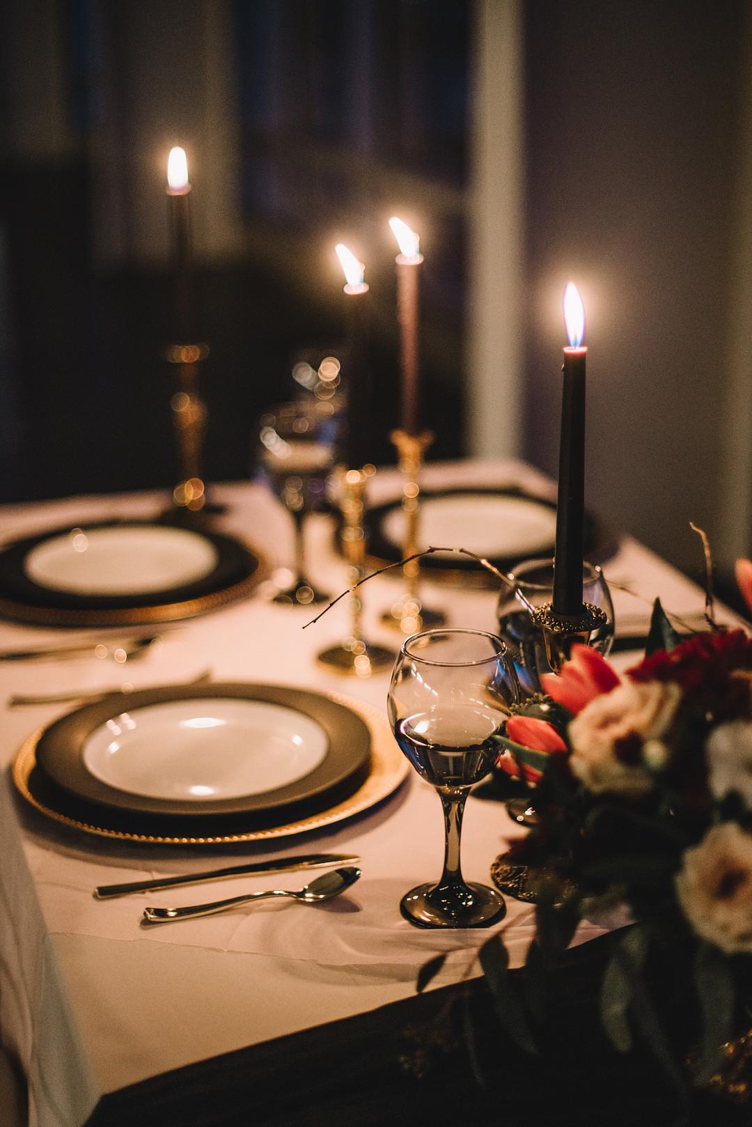 Candle-lit Table
