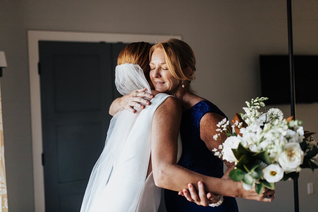 Bride and Her Mom