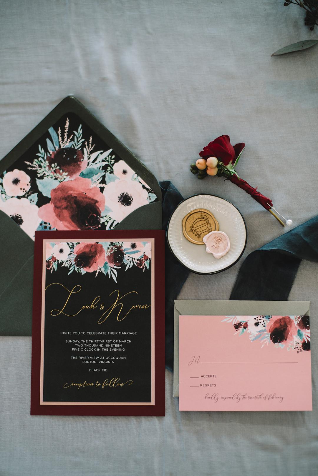 Dark and Stormy Romantic Wedding by Aubrey Griffin photo 4