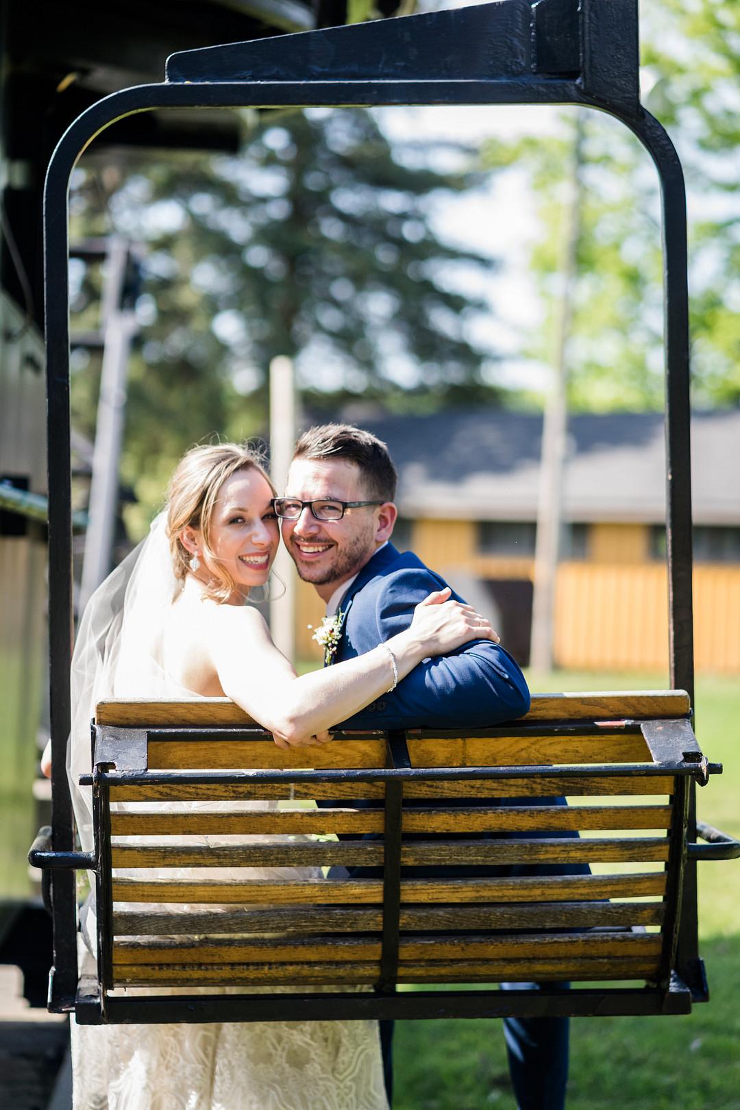 Rustic DIY Spring Wedding in Cadillac by Andrejka Hirschegger