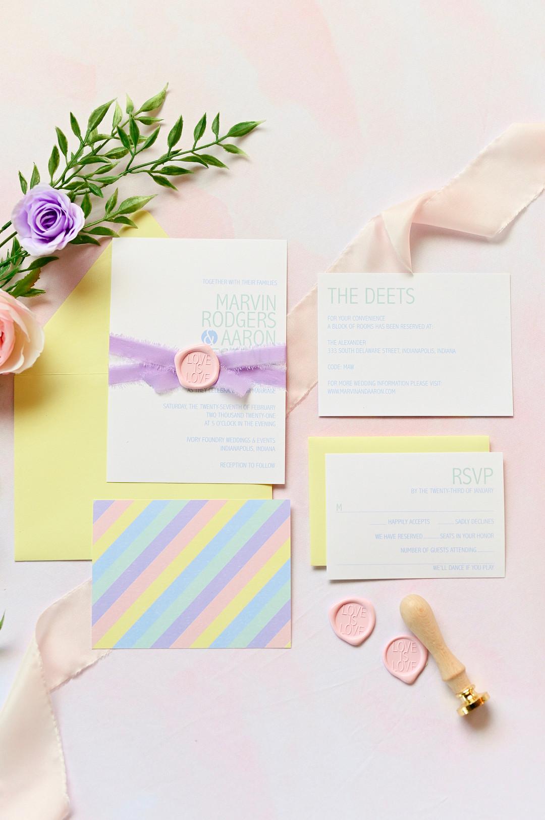 Pastel Stationery Display