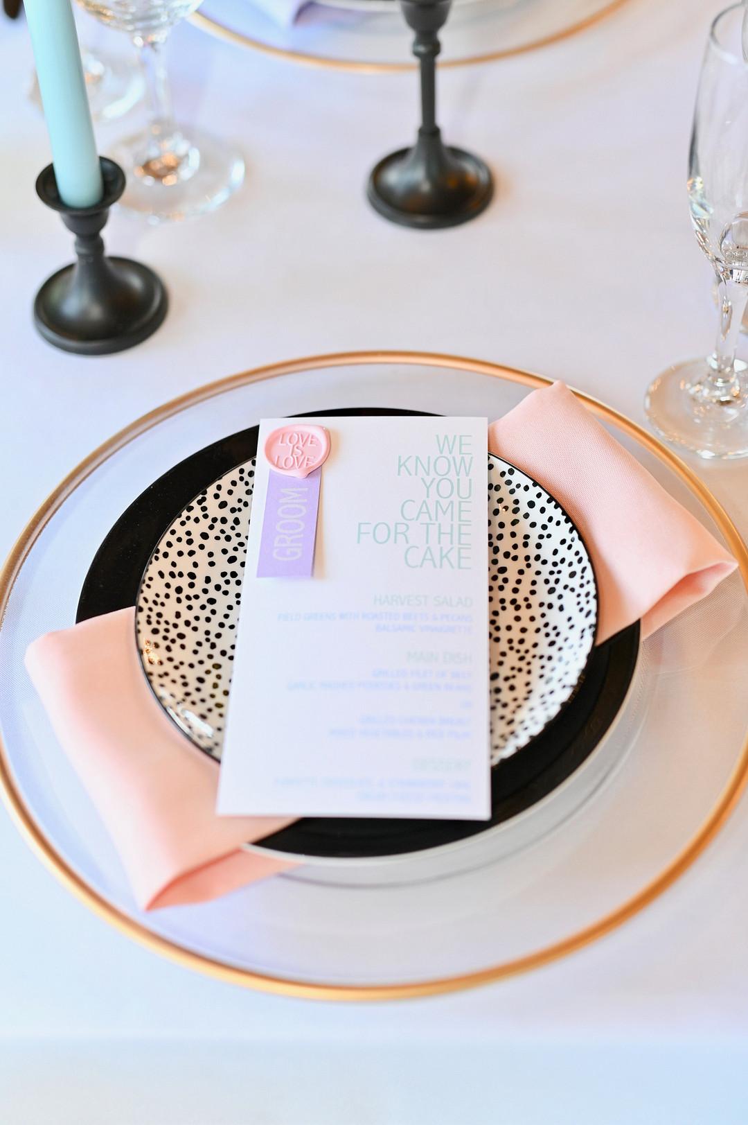 Modern Pastel Table