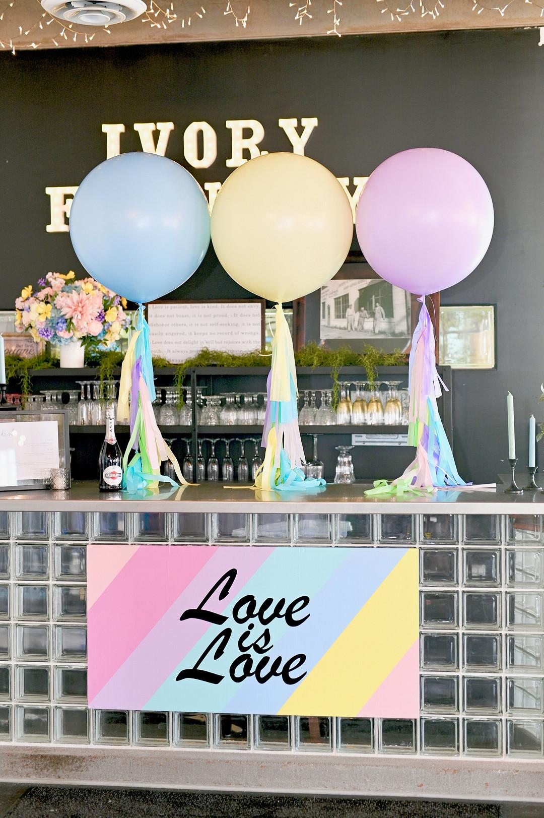 Colorful Pastel Rainbow Same-Sex Wedding in Indianapolis by Jasmine Norris-Dixson photo 5