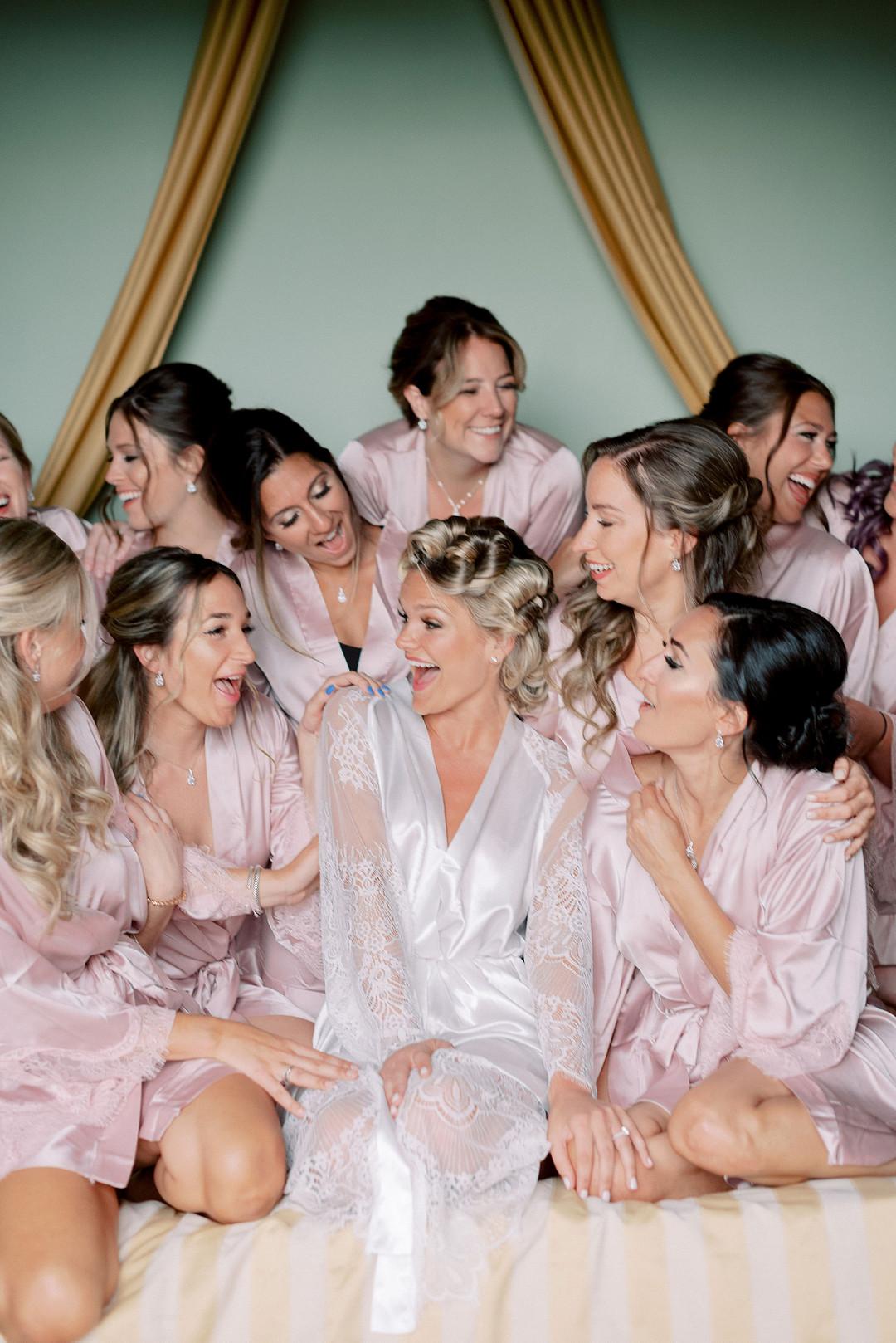 Bride and Bridesmaids