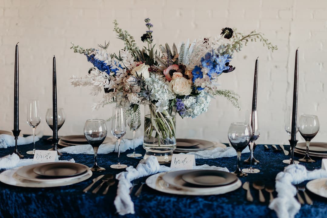 Dramatic Table Setting