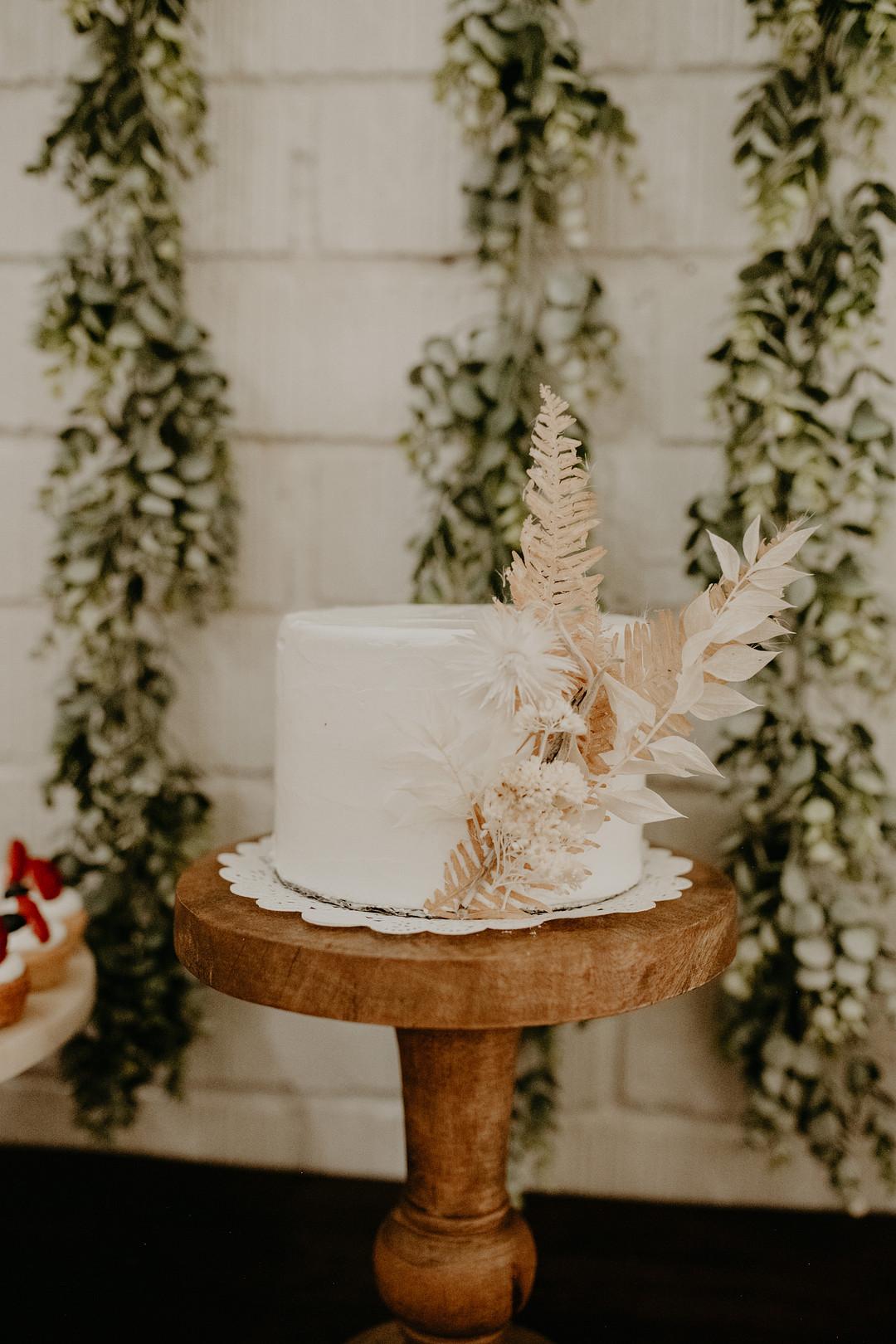 Simple Wedding Cake