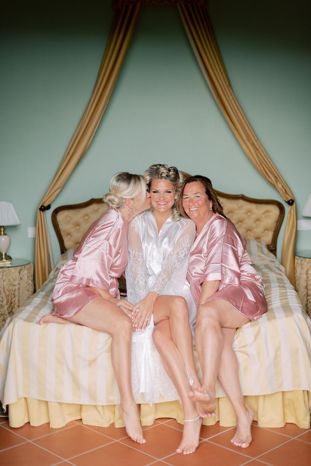 Bride and Bridesmaids