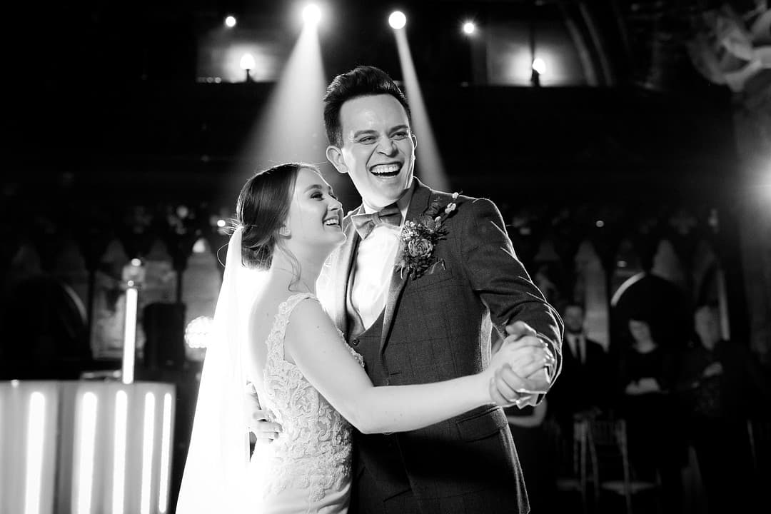 Newlyweds Dancing