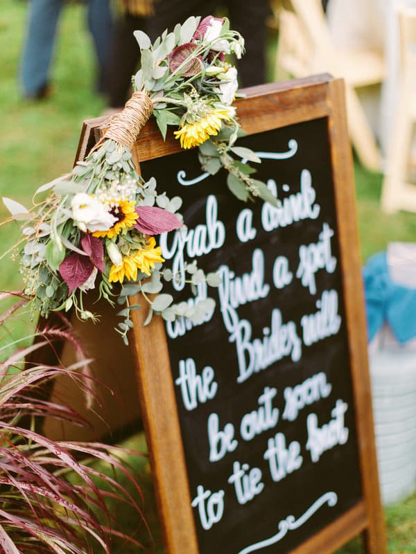 Backyard same sex wedding in Norfolk by Amanda Scaff photo 2
