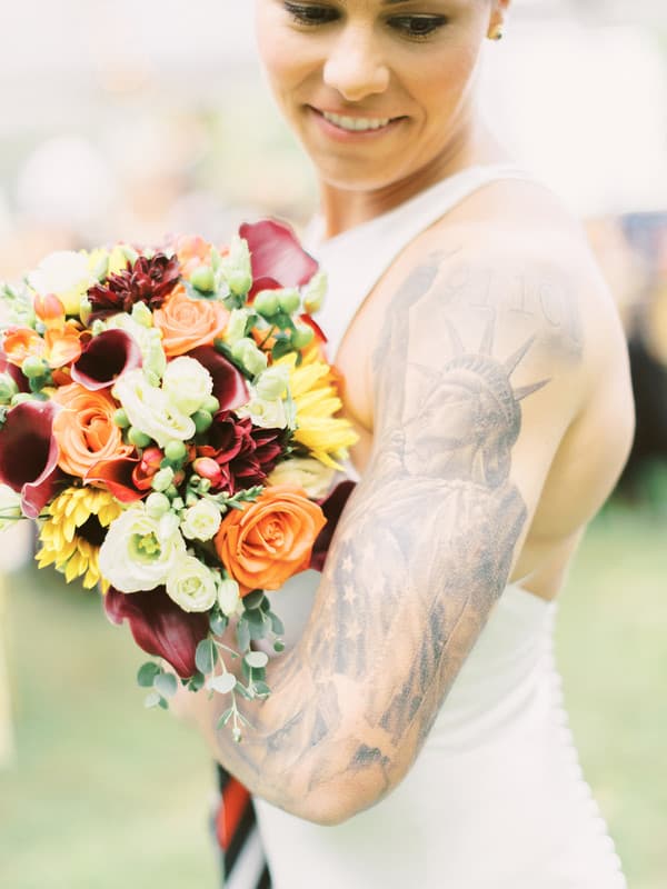 Backyard same sex wedding in Norfolk by Amanda Scaff photo 4