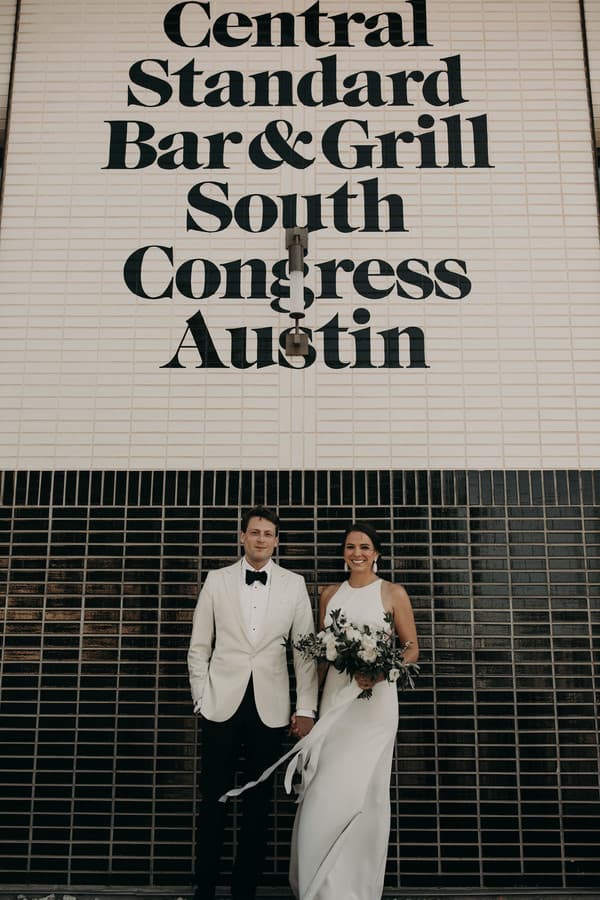 Modern Black Tie Wedding