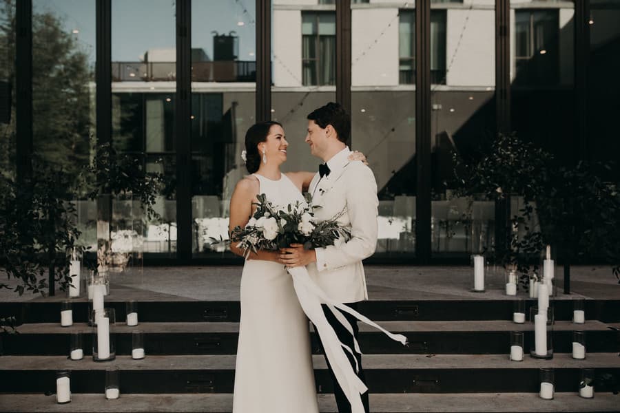 Modern Black Tie Wedding in Austin by Nikkolas Nguyen