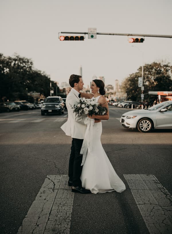 Modern Black Tie Wedding