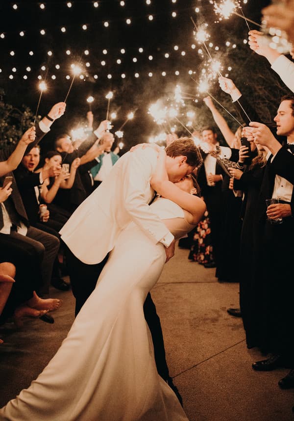 Modern Black Tie Wedding