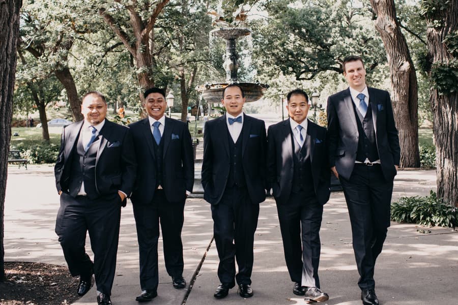 Groom and Best Men