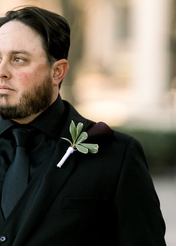 Moody Non Traditional Micro-Wedding in New Orleans by Theresa Matherne photo 2