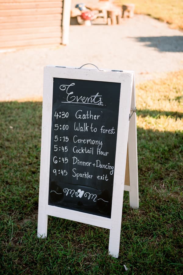 Chalkboard Sign