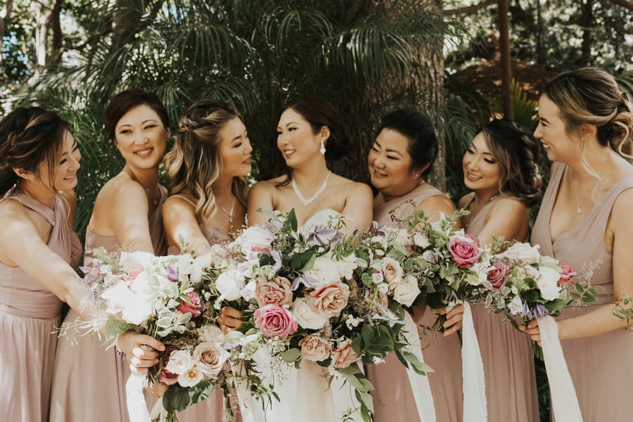 Bride & Bridesmaids