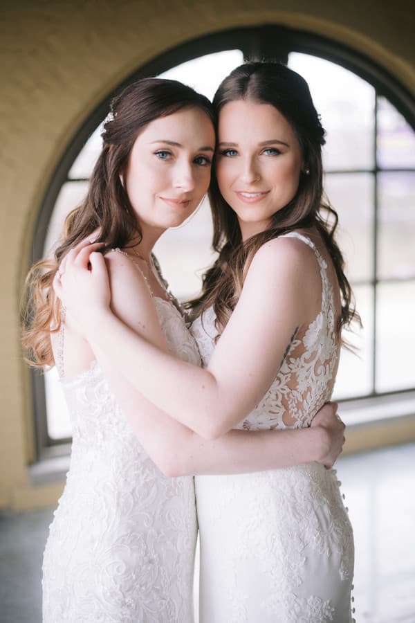 New Mrs. & Mrs. Tie the Knot