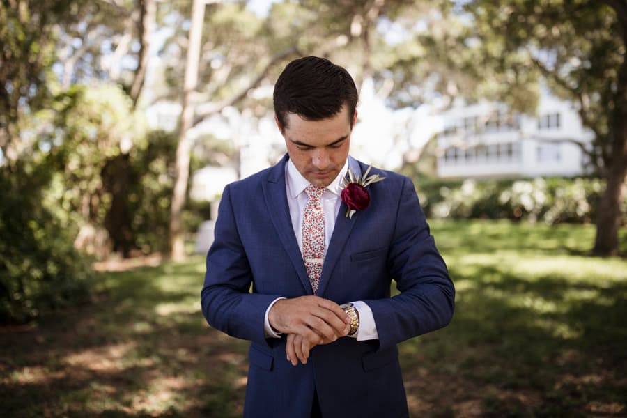Groom Waiting