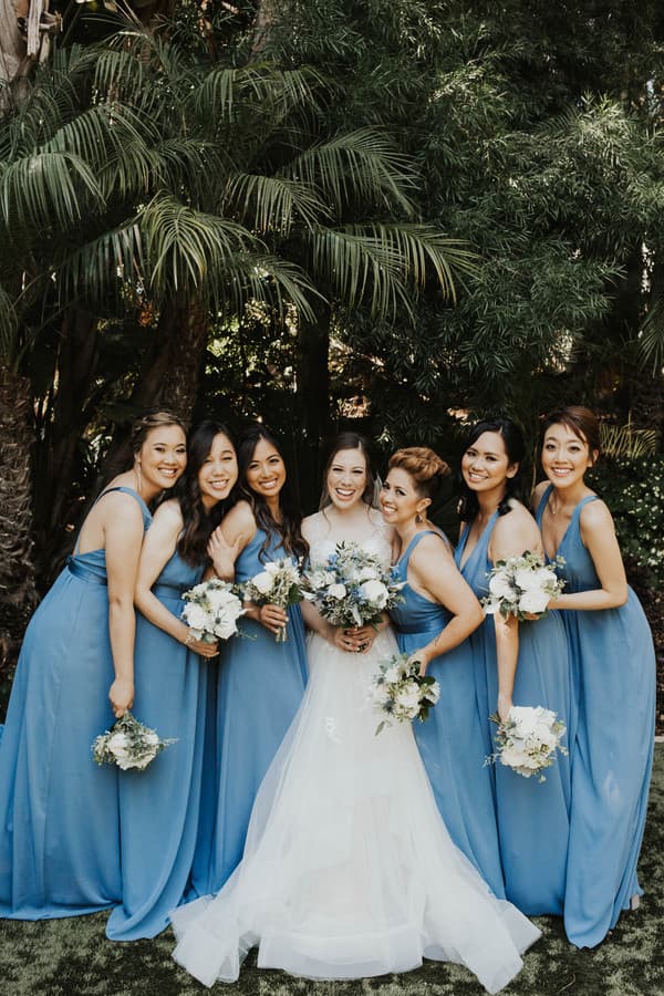 Bride and Bridesmaids