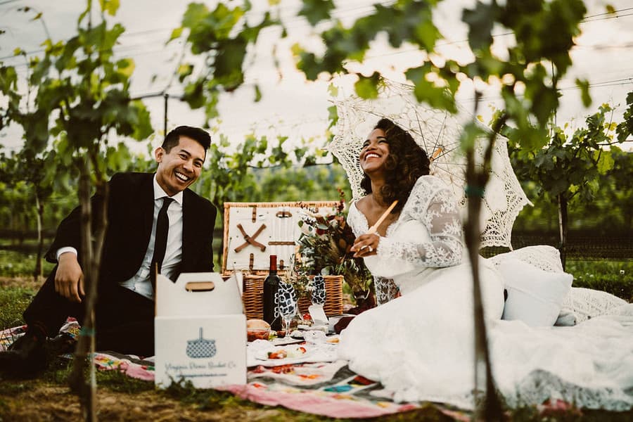 Romantic Summer Vineyard Wedding in Purcellvile by Brooke Silverman