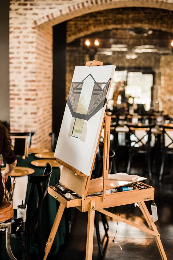 Wooden Easel Paint