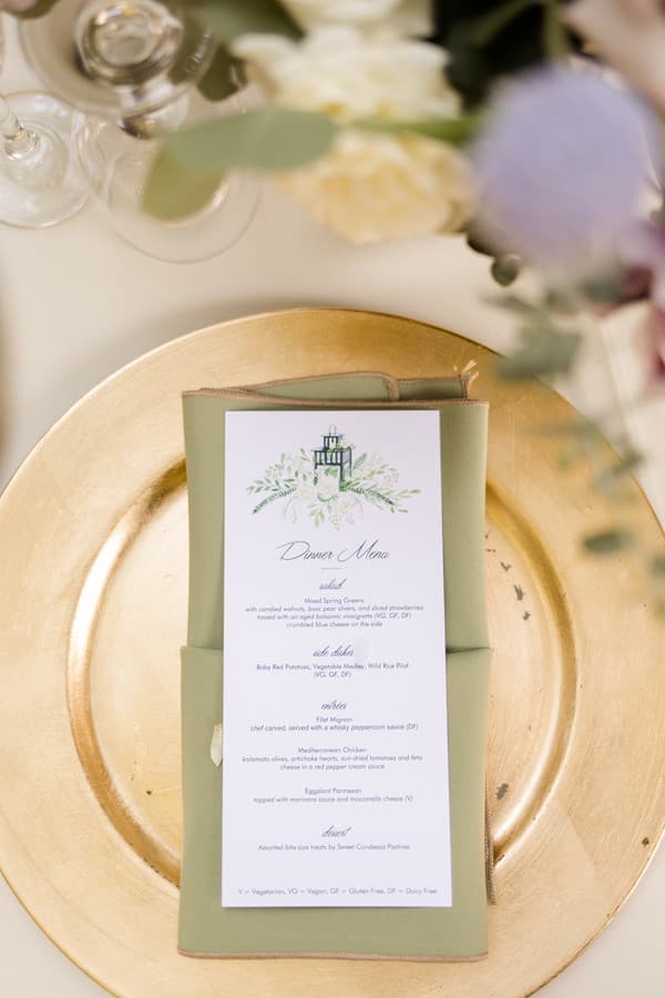 Menu Card