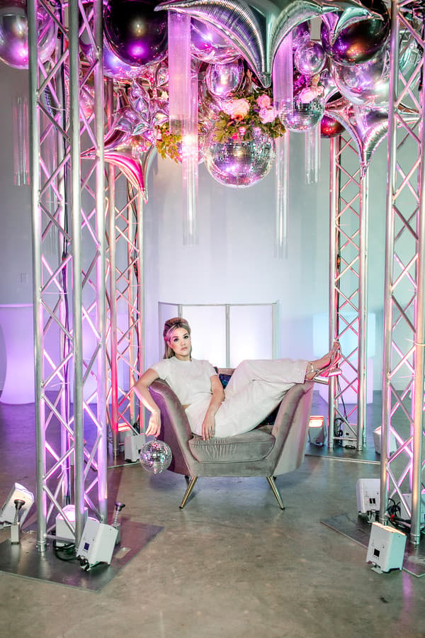 Groovy Glamour Wedding