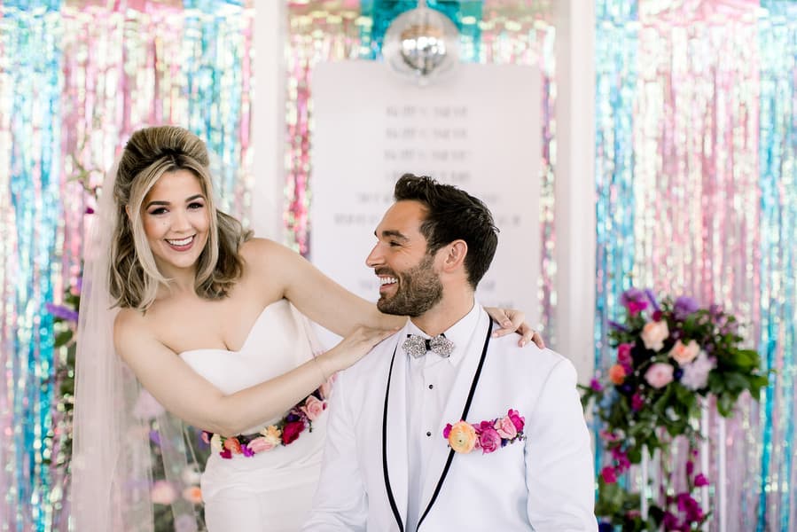 Groovy Glamour Wedding in New Orleans by Theresa Matherne photo 2