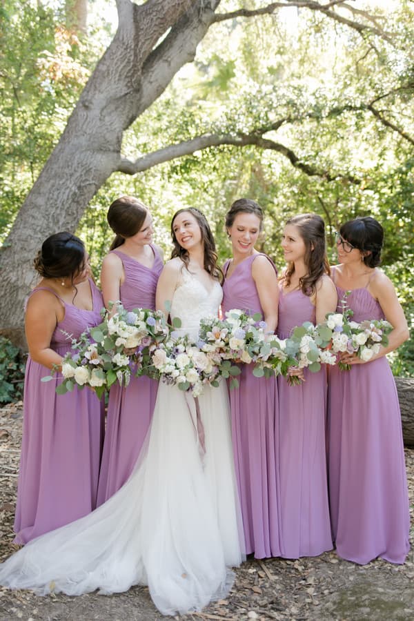 Bride and Bridesmaids