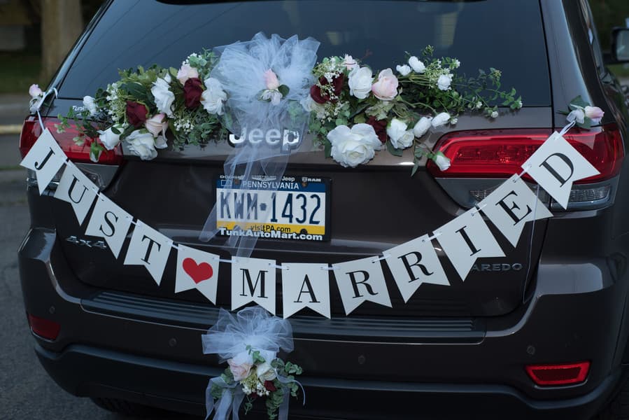 Just Married Sign