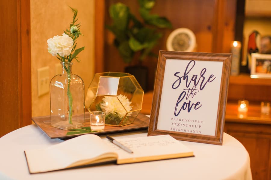 Guest Book Table
