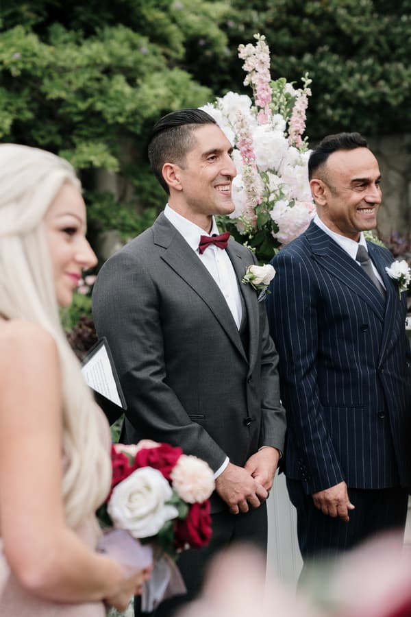 Groom at the Altar