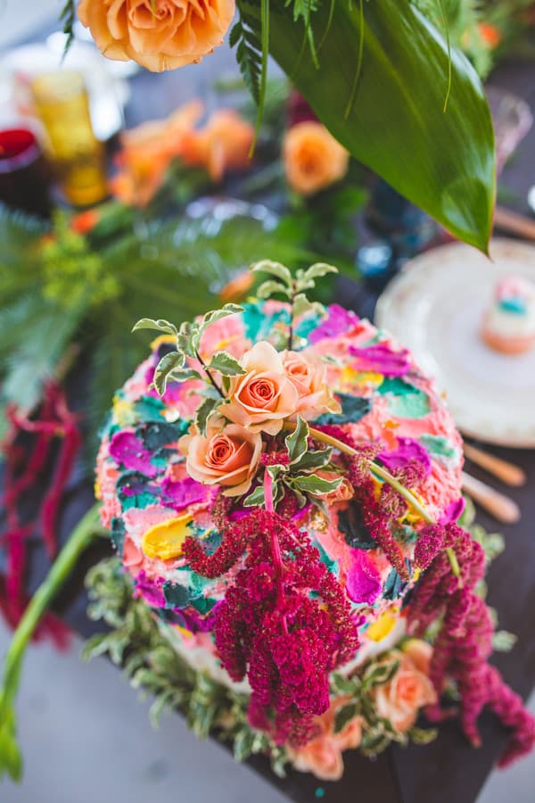 Colorful Tropical Bohemian Wedding in Hickory by Alisha Croghan photo 3